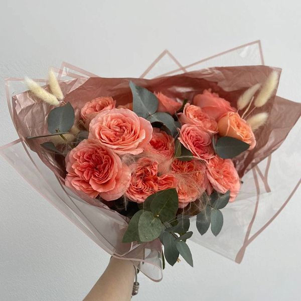 Монобукет из 15 роз